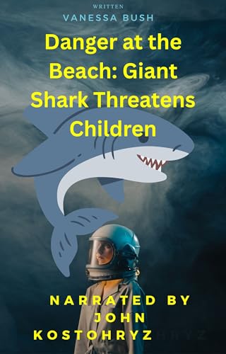 Danger at the Beach: Giant Shark Threatens Children