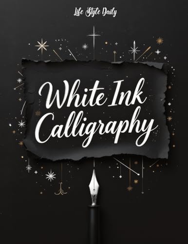 Calligraphy Practice Book for Beginners: Discover the Enchanting World of Calligraphy on Mysterious Black Paper