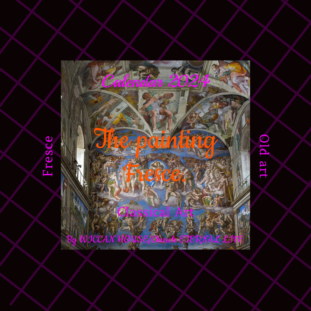 CALENDAR 2024  THE PAINTING FRESCE.