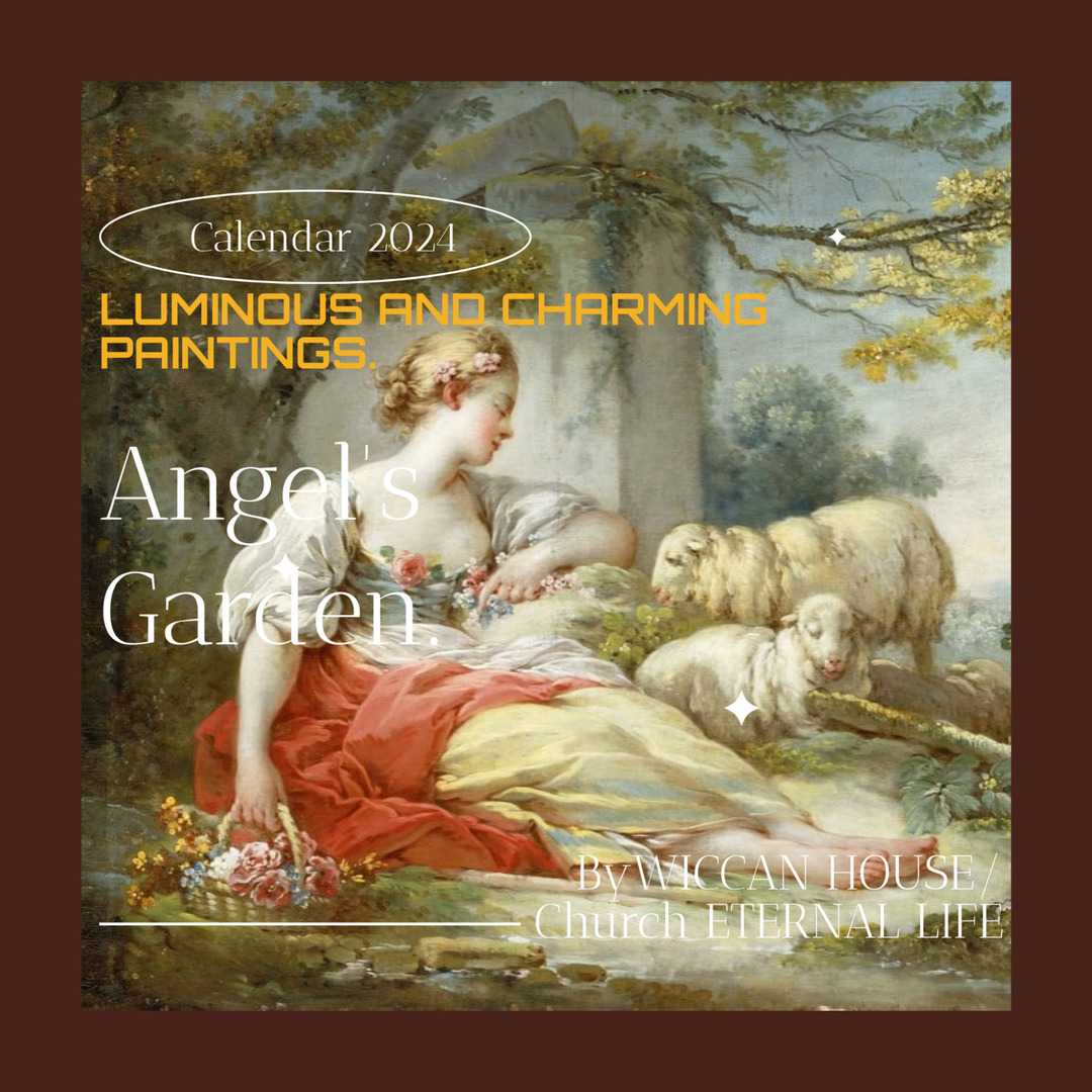CALENDAR 2024  LUMINOUS and CHARMING PAINTINGS.
