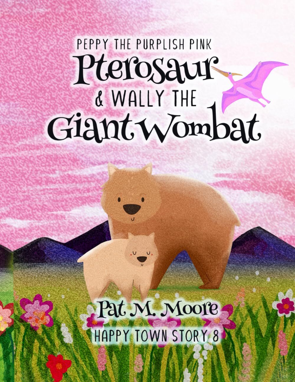 Peppy the Purplish Pink Pterosaur & Wally the Giant Wombat
