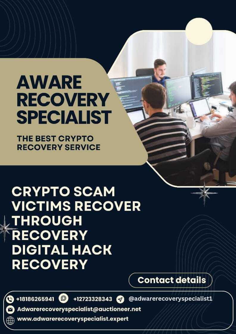 TAKE A DRASTIC DECISION BY CONTACTING ADWARE RECOVERY SPECIALIST TO RECOVER YOUR STOLEN CRYPTO ASSETS.