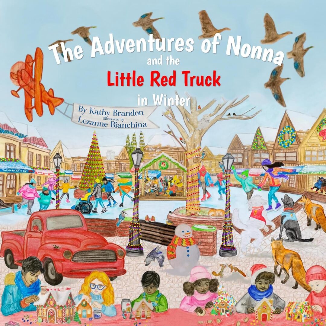 The Adventures of Nonna and the Little Red Truck in Winter