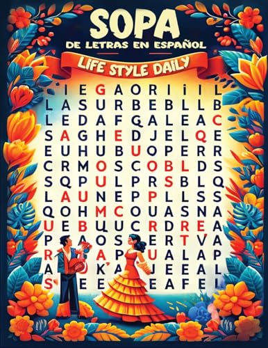 Sopa de Letras: EspaÃ±ol Libro Para Adultos MantÃ©n tu Mente Bien Codificada (Spanish Edition)