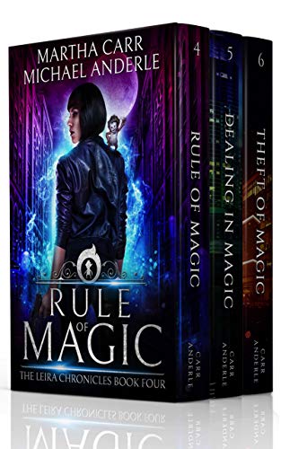The Leira Chronicles Boxed Set Two (Books 4-6): (Rule of Magic, Dealing in Magic, Theft of Magic) (The Leira Chronicles Boxed Sets Book 2)