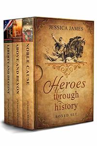 Heroes Through History Series 3-Book Boxed Set: Civil War historical romance: A love story in old Virginia (Heroes Through History (Books 1-3))