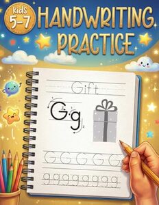 Handwriting Practice for Kids 5-7: Fun and Educational Alphabet and Sight Words Workbook for Kids Ages 5-7, Improve Penmanship, Trace Letters, and ... Skills with Large Pages and Simple Activities