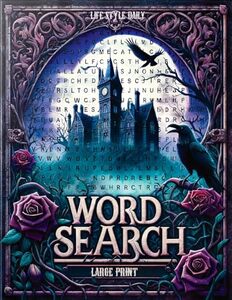 Large Print Word Search: Easy Senior Words Finder Puzzle Find Book Big Fortune Crossword for Adults