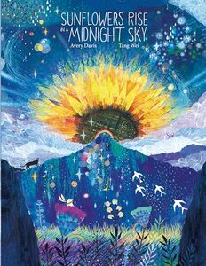 Sunflowers Rise in a Midnight Sky