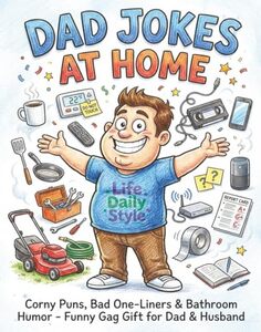 Dad Jokes at Home: Corny Puns, Bad One-Liners & Bathroom Humor-Funny Gag Gift for Dad & Husband