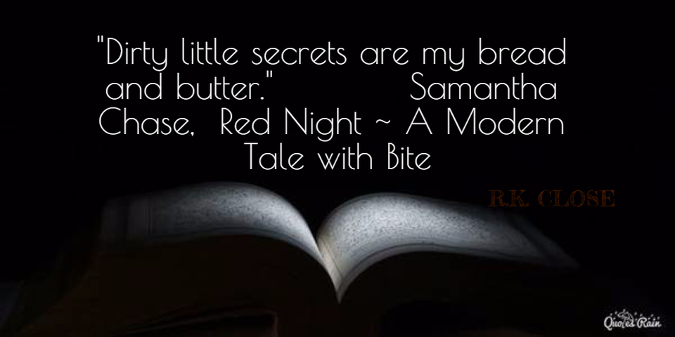 dirty little secrets are my bread and butter samantha chase red night...