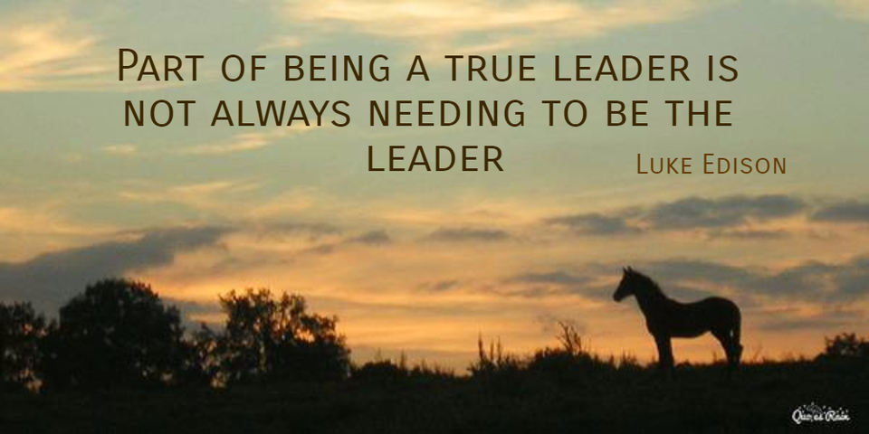 Part of being a true leader is not always... Picture Quotes 696 - AllAuthor