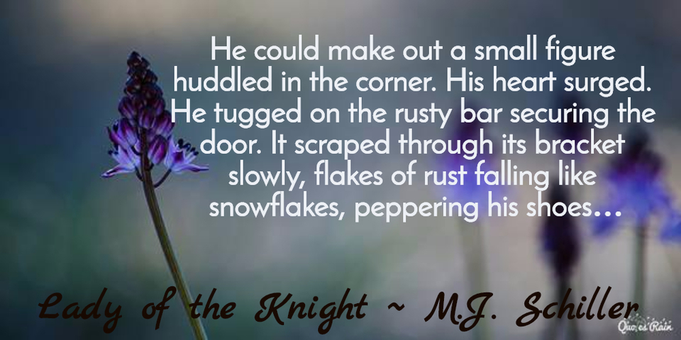 he could make out a small figure huddled in the corner his heart surged he tugged on...