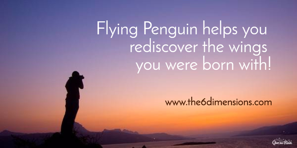 flying penguin helps you rediscover the wings you were born with...