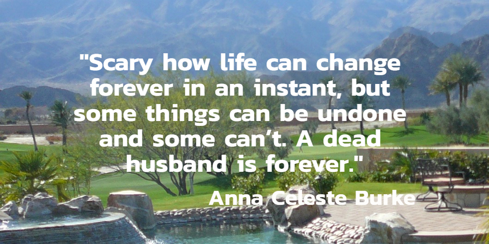 scary how life can change forever in an instant but some things can be undone and some...