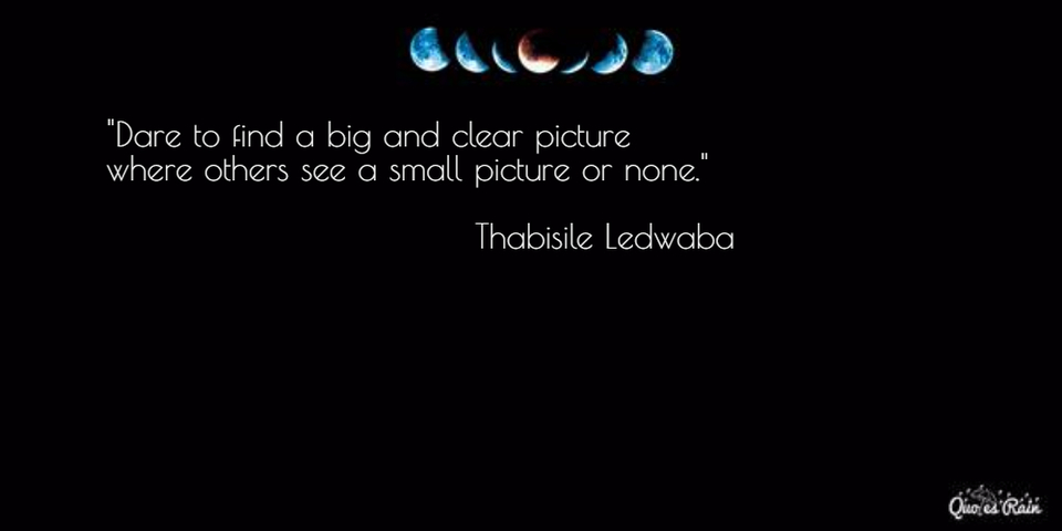 dare to find a small picture where others see a small picture or none...