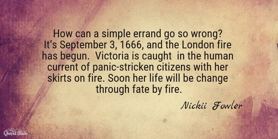 how can a simple errand go so wrong its september 3 1666 and the london fire has...