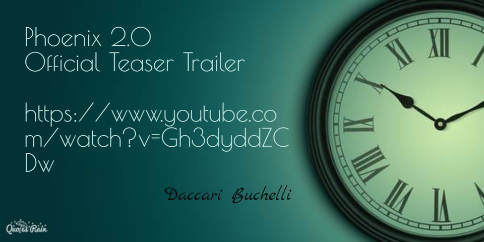 phoenix 20 official teaser trailer httpswwwyoutubecomwatchvgh3dyddzcdw...