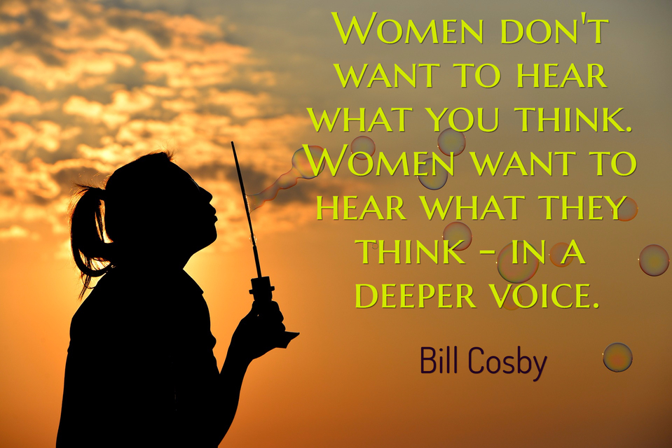women dont want to hear what you think women want to hear what they think in a...