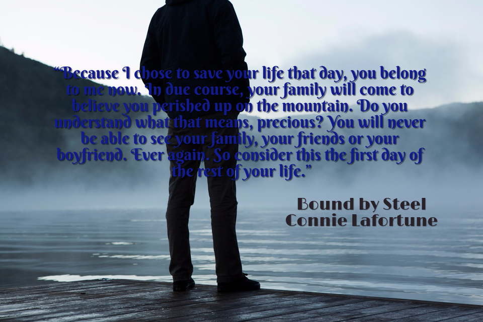 because i chose to save your life that day you belong to me now in due course your...