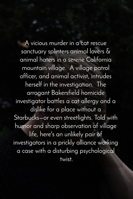 a vicious murder in a cat rescue sanctuary splinters animal lovers animal haters in a...