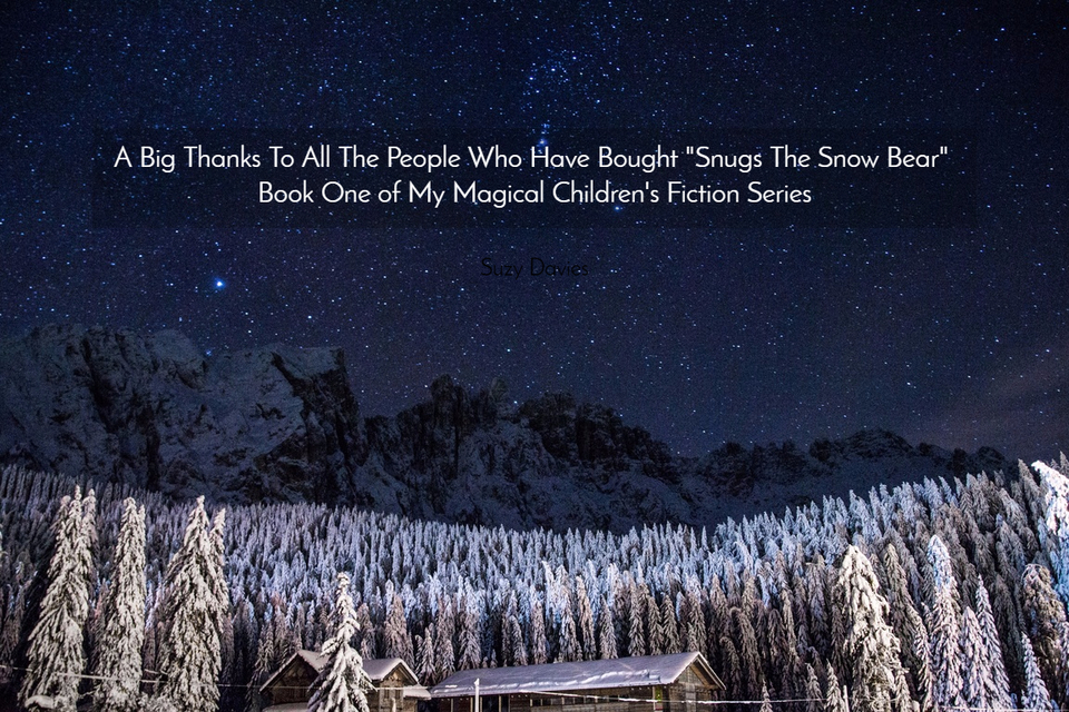 a big thanks to all the people who have bought snugs the snow bear book one of my...