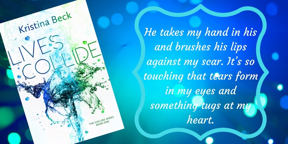 he takes my hand in his and brushes his lips against my scar its so touching that...