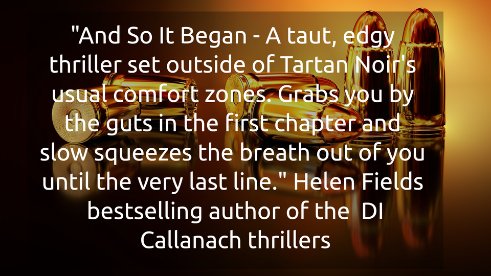 and so it began a taut edgy thriller set outside of tartan noirs usual comfort...
