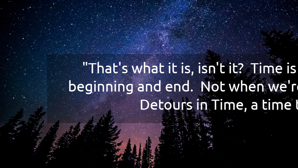 thats what it is isnt it time is a loop there is no clear beginning and end...