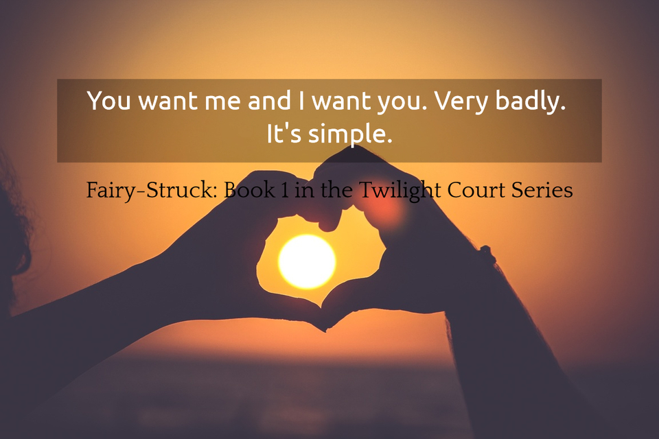 you want me and i want you very badly its simple...