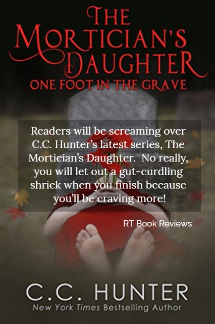 readers will be screaming over c c hunters latest series the morticians daughter...