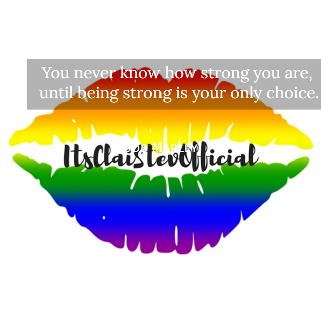you never know how strong you are until being strong is your only choice...
