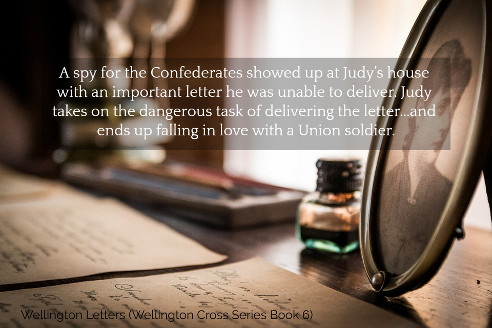 a spy for the confederates showed up at judys house with an important letter he was...