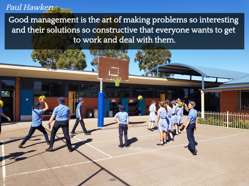 good management is the art of making problems so interesting and their solutions so...