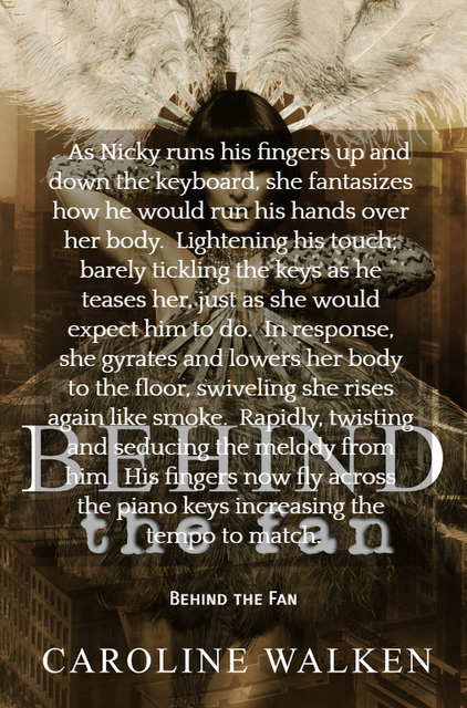 as nicky runs his fingers up and down the keyboard she fantasizes how he would run...