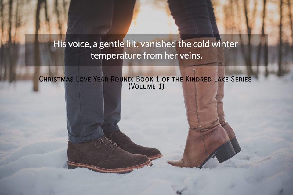 his voice a gentle lilt vanished the cold winter temperature from her veins...