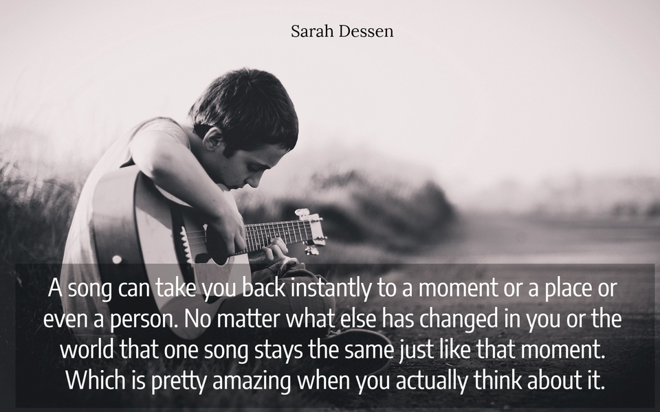 a song can take you back instantly to a moment or a place or even a person no matter...