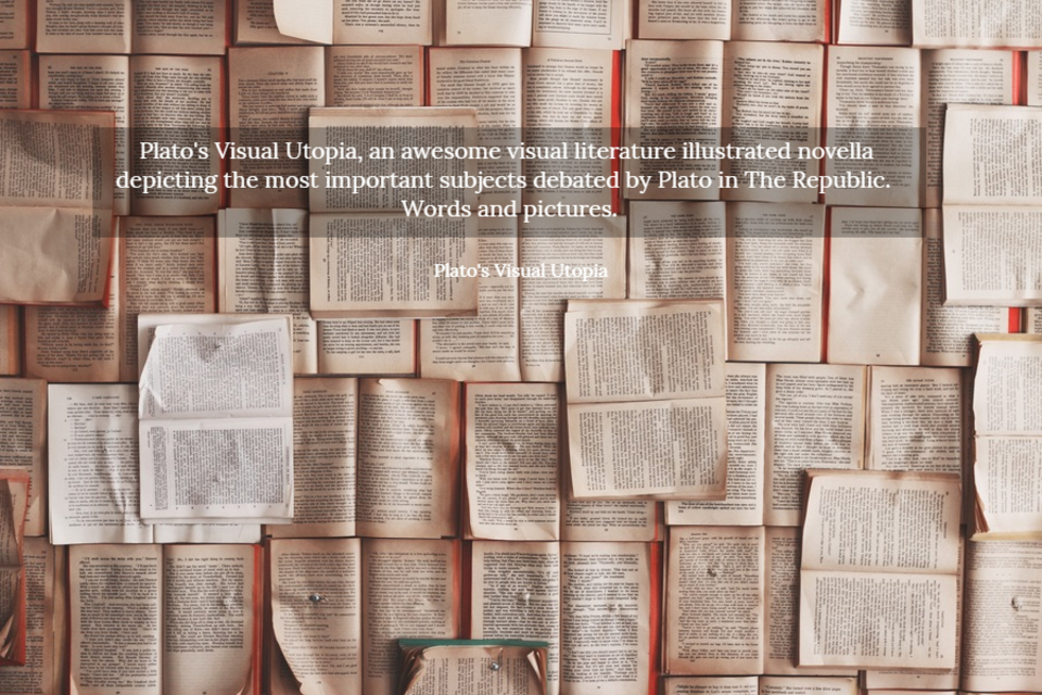 platos visual utopia an awesome visual literature illustrated novella depicting the...