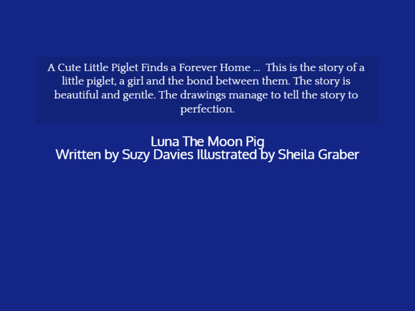 a cute little piglet finds a forever home this is the story of a little piglet a...