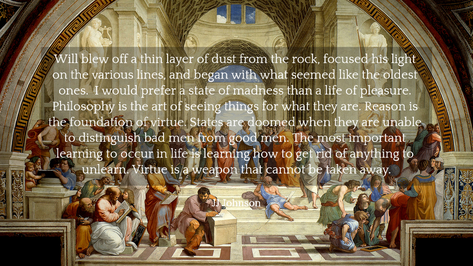 will blew off a thin layer of dust from the rock focused his light on the various lines...