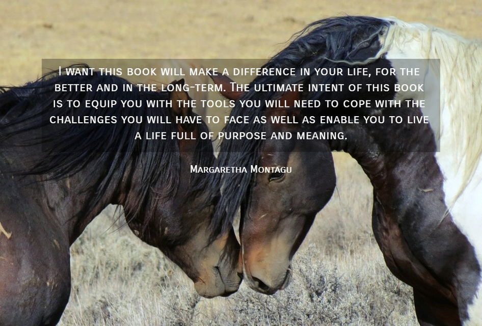i want this book will make a difference in your life for the better and in the long term...