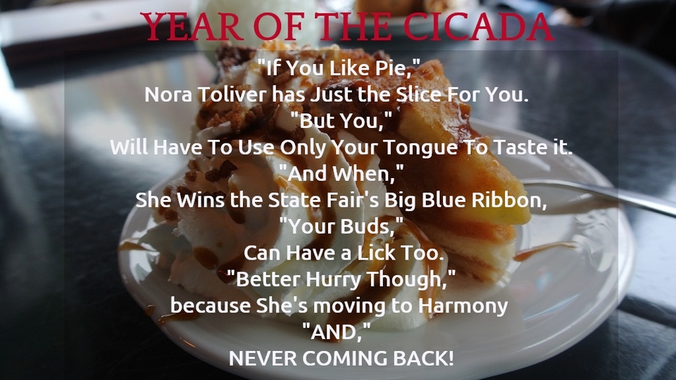 if you like pie nora toliver has just the slice for you but you will have to use...