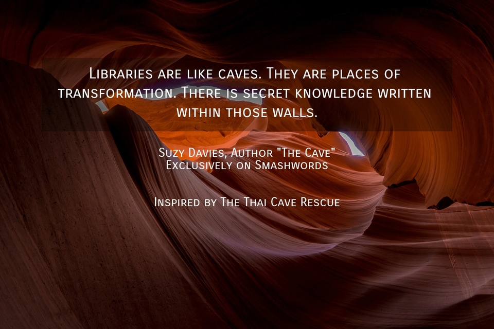 libraries are like caves they are places of transformation there is secret knowledge...