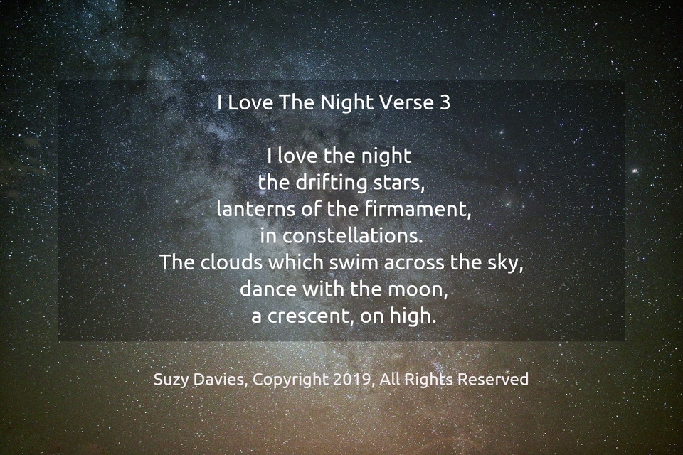 i love the night verse 3 love the night the drifting stars lanterns of the firmament...