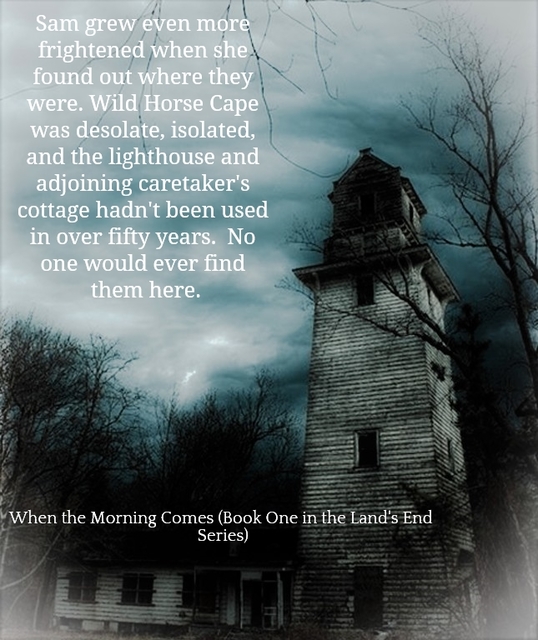 sam grew even more frightened when she found out where they were wild horse cape was...