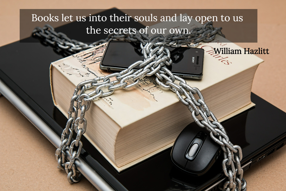 books let us into their souls and lay open to us the secrets of our own...