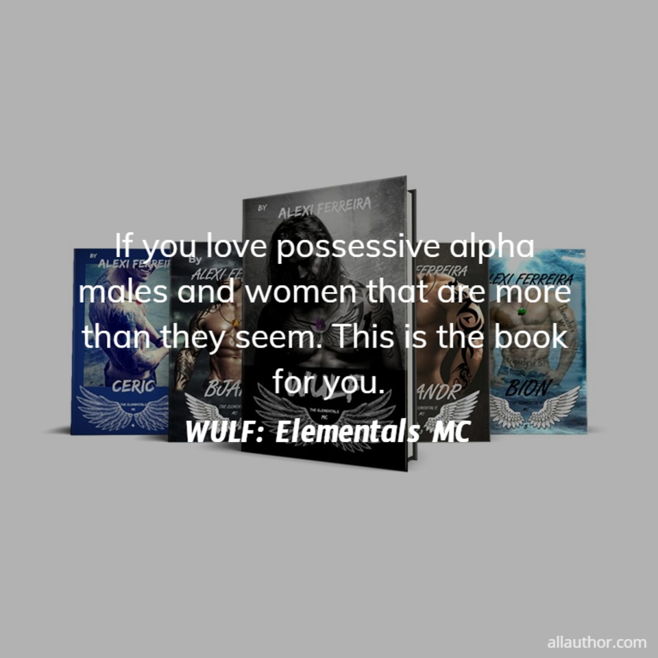 if you love possessive alpha males and women that are more than they seem this is the...