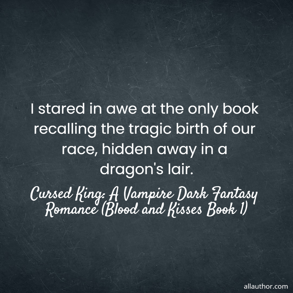  i stared in awe at the only book recalling the tragic birth of our race hidden away in a...