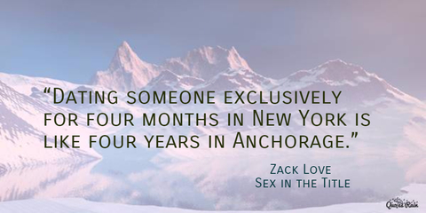 dating someone exclusively for four months in new york is like four years in...