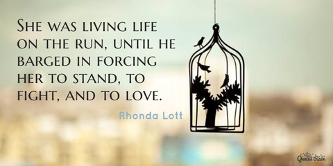 she was living life on the run until he barged in forcing her to stand to fight and to...